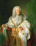 John Shackleton Portrait of George II of Great Britain oil on canvas